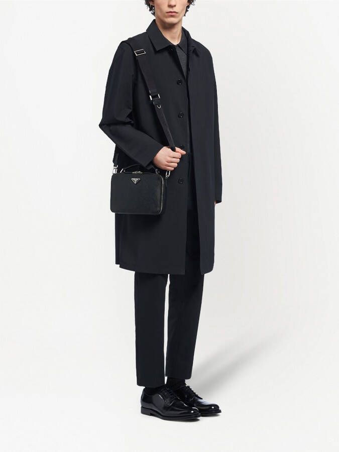 Prada Tas van Saffiano leer Zwart