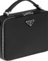 Prada Tas van Saffiano leer Zwart - Thumbnail 4