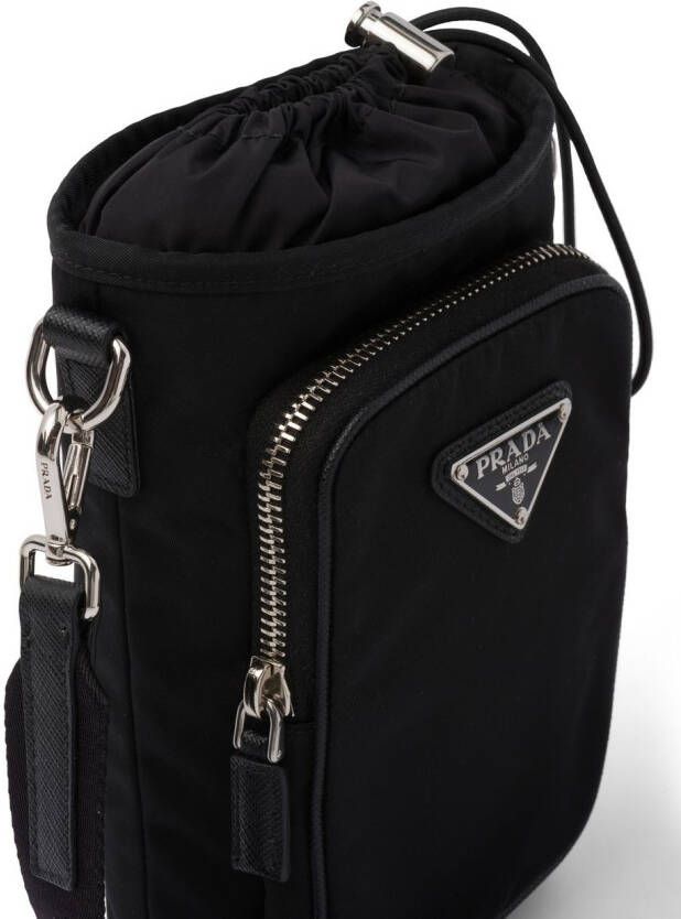 Prada Re-Nylon telefoonhoesje Zwart