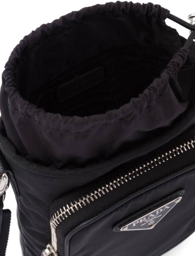 Prada Re-Nylon telefoonhoesje Zwart