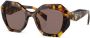 Prada Eyewear Zonnebril met schildpadschild design Groen - Thumbnail 2