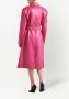 Prada Trenchcoat met dubbele rij knopen Roze - Thumbnail 3