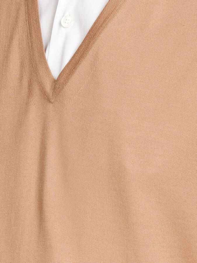 Prada Trui met V-hals Bruin
