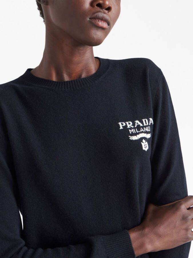 Prada Kasjmier trui Blauw