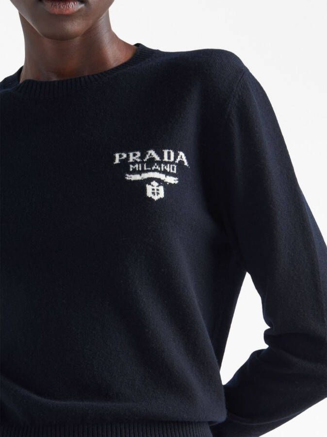 Prada Kasjmier trui Blauw