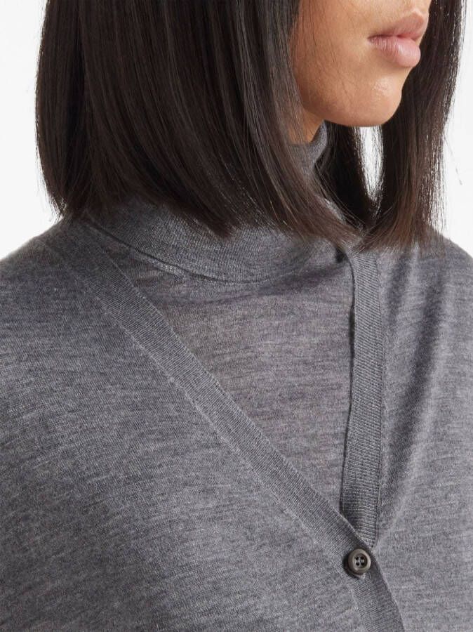Prada Vest van wol-kasjmiermix Grijs