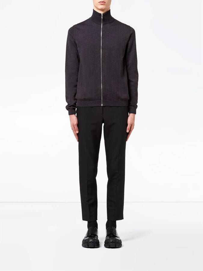 Prada Wollen vest Grijs