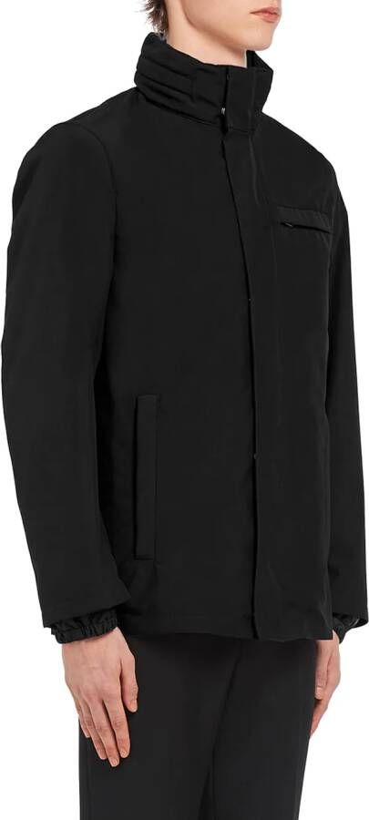 Prada Windjack met rits Zwart