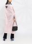 Prada Taffeta cape met enkele rij knopen Roze - Thumbnail 2