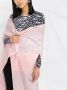 Prada Taffeta cape met enkele rij knopen Roze - Thumbnail 3