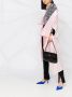 Prada Taffeta cape met enkele rij knopen Roze - Thumbnail 4
