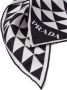 Prada Zijden sjaal Zwart - Thumbnail 2