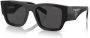 Prada Eyewear Zonnebril met logo Zwart - Thumbnail 2