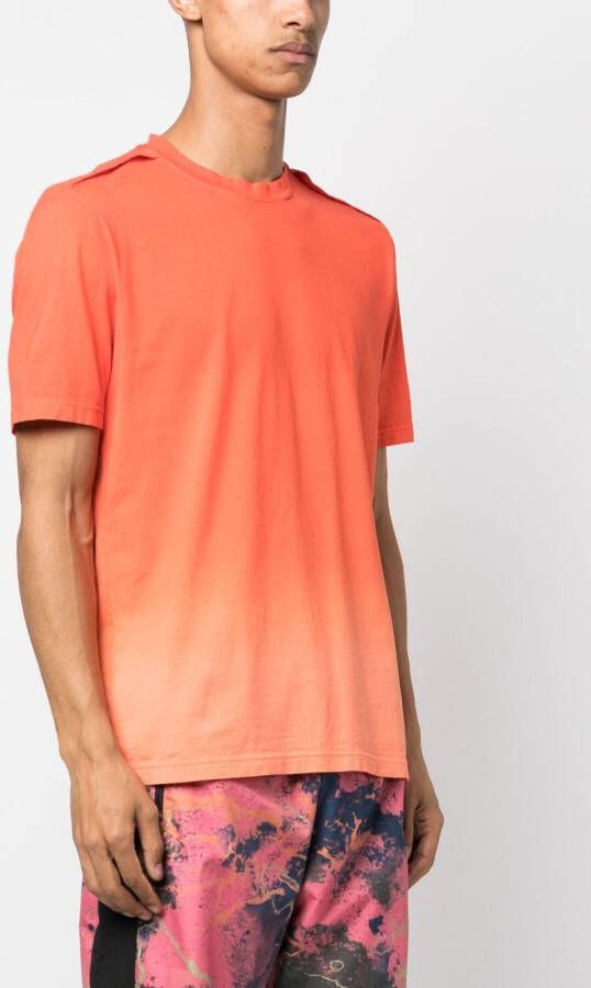 Premiata T-shirt met kleurverloop Oranje