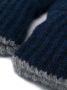 Pringle of Scotland Handschoenen met ribbel details Blauw - Thumbnail 2