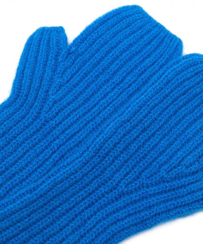 Pringle of Scotland Kasjmier handschoenen Blauw