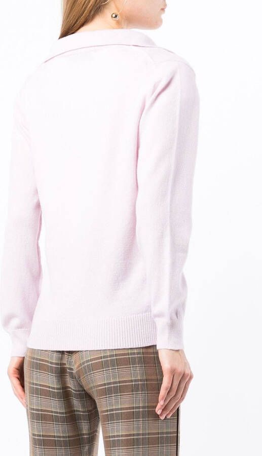 Pringle of Scotland Trui in polostijl Roze