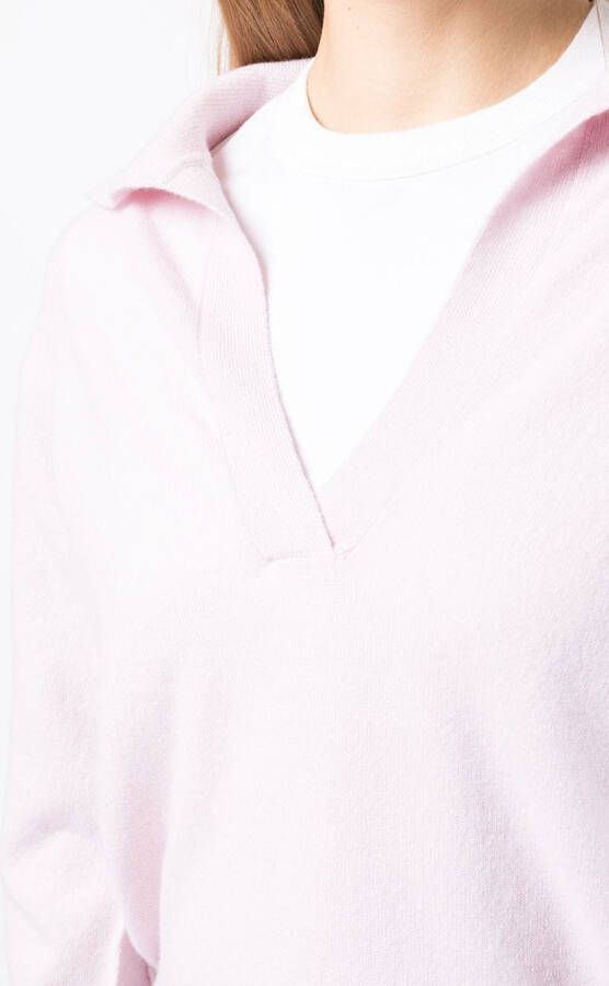 Pringle of Scotland Trui in polostijl Roze