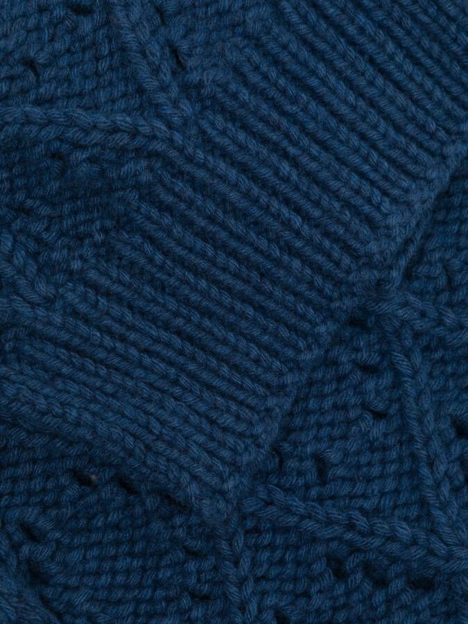 Pringle of Scotland Wollen sjaal Blauw