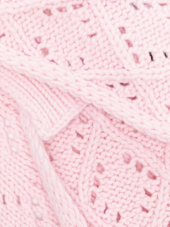 Pringle of Scotland Wollen sjaal Roze