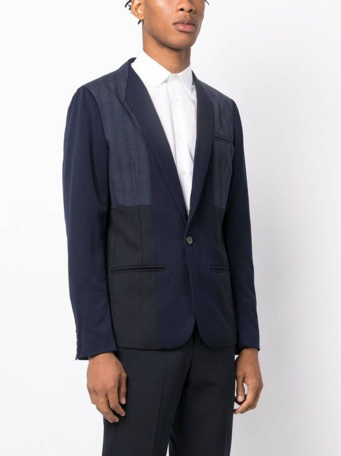 Private Stock Blazer met enkele rij knopen Blauw