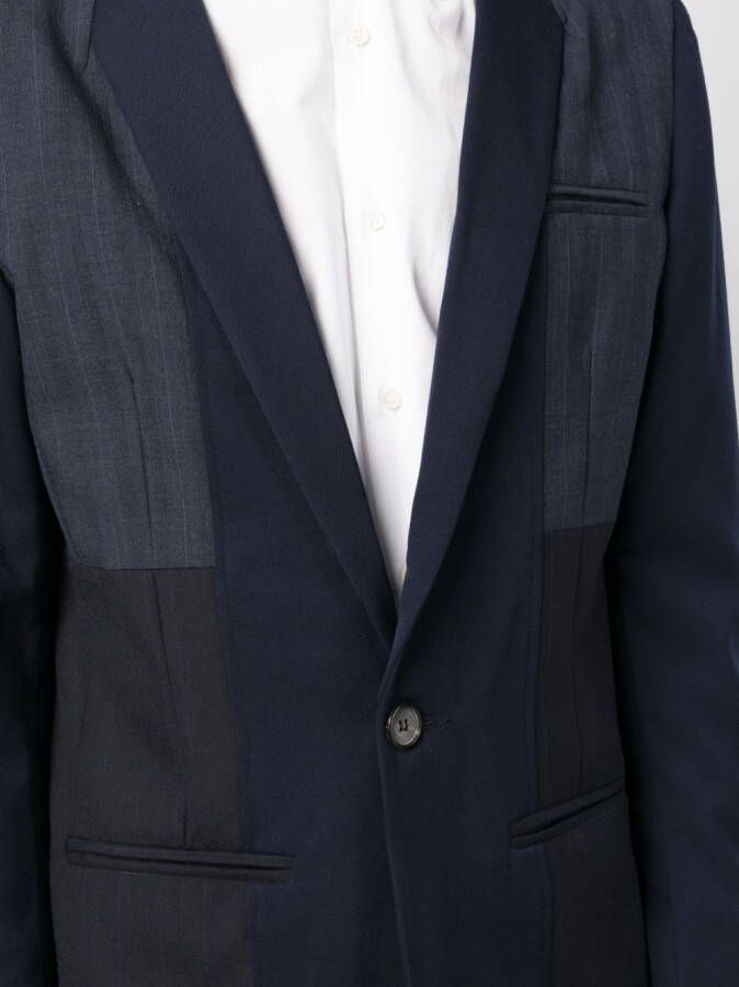 Private Stock Blazer met enkele rij knopen Blauw