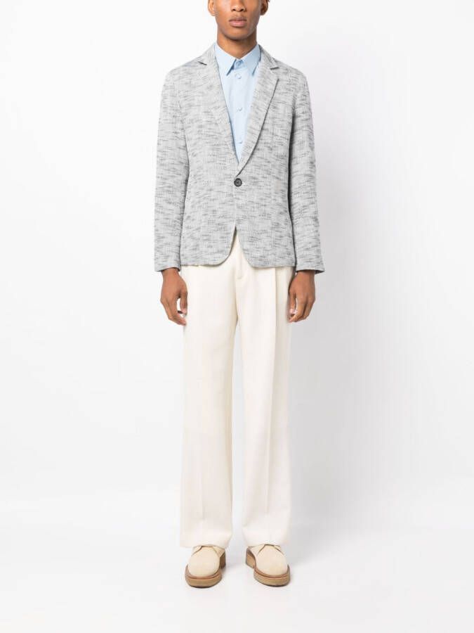 Private Stock Blazer met gekerfde revers Wit