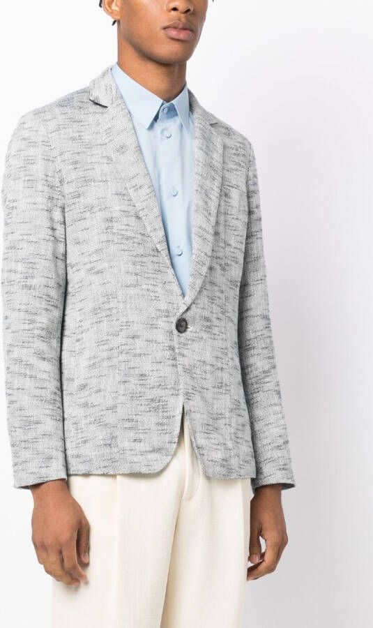 Private Stock Blazer met gekerfde revers Wit
