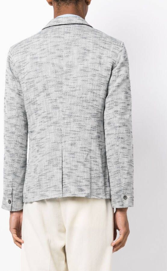 Private Stock Blazer met gekerfde revers Wit