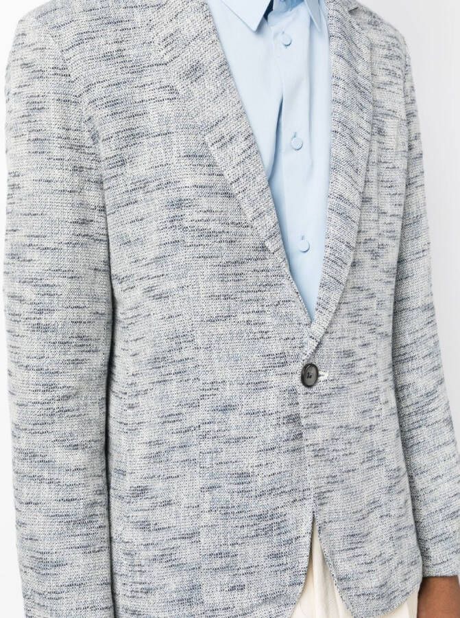 Private Stock Blazer met gekerfde revers Wit