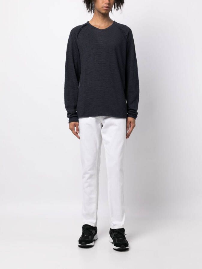 Private Stock Gestreept T-shirt Blauw