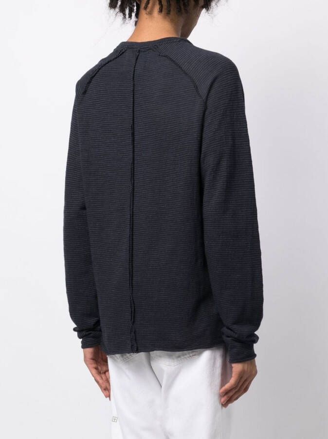 Private Stock Gestreept T-shirt Blauw