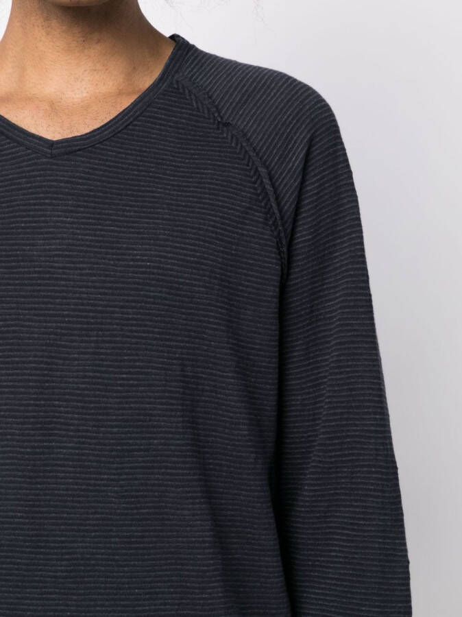 Private Stock Gestreept T-shirt Blauw