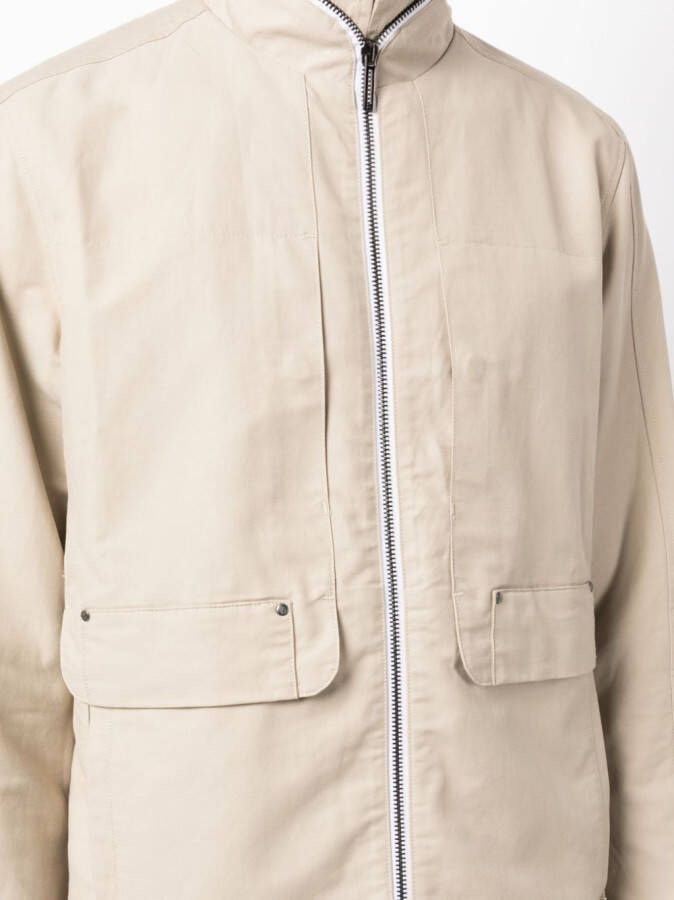 Private Stock Jack met opstaande kraag Bruin