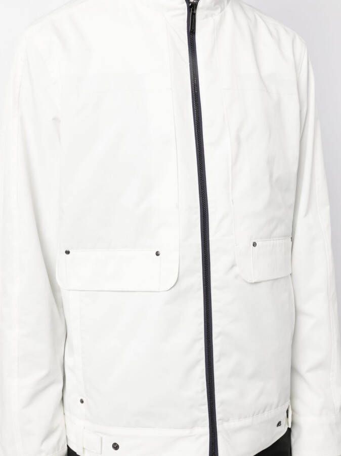 Private Stock Jack met opstaande kraag Wit