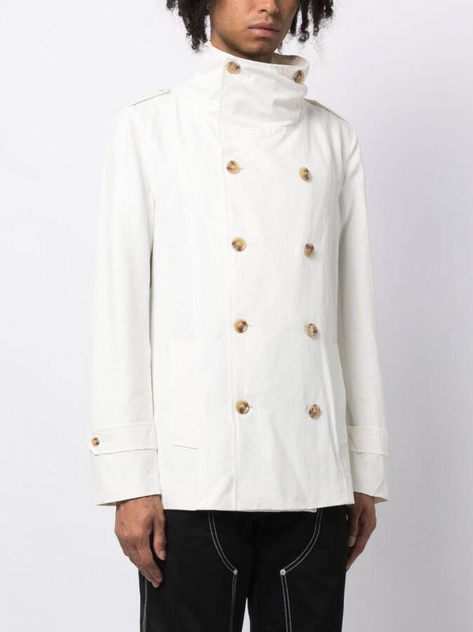 Private Stock Jack met opstaande kraag Wit