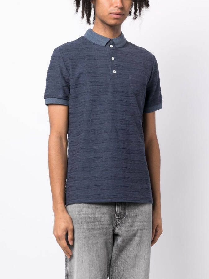 Private Stock Poloshirt met print Blauw