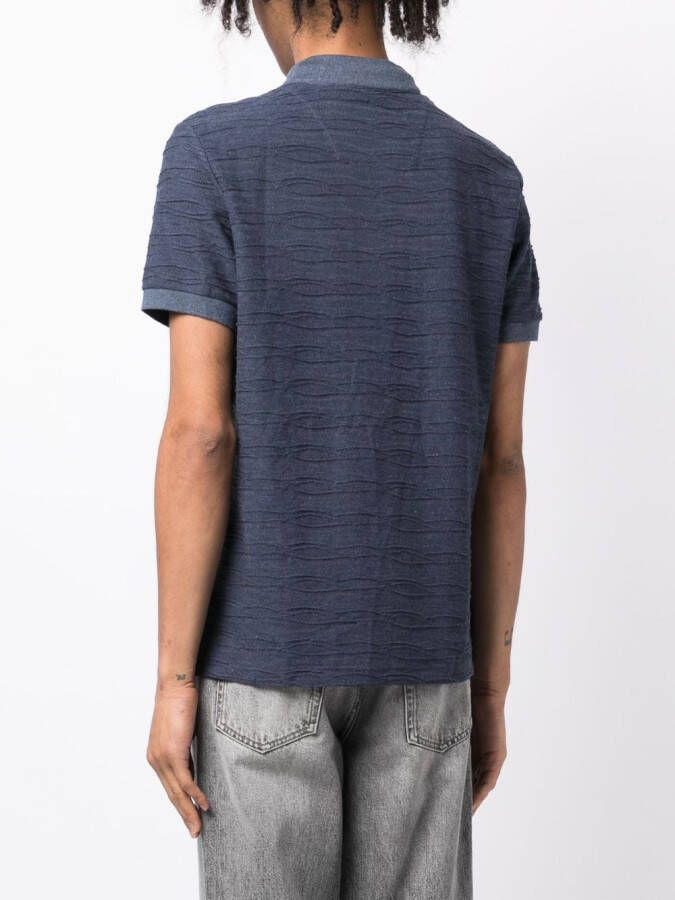 Private Stock Poloshirt met print Blauw