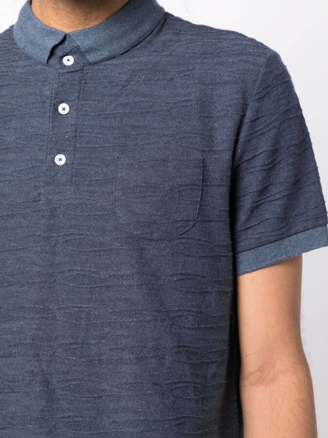 Private Stock Poloshirt met print Blauw
