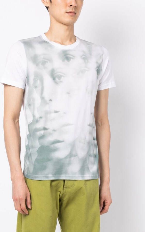 Private Stock T-shirt met print Wit