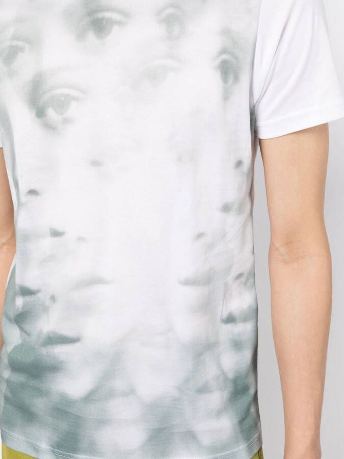 Private Stock T-shirt met print Wit