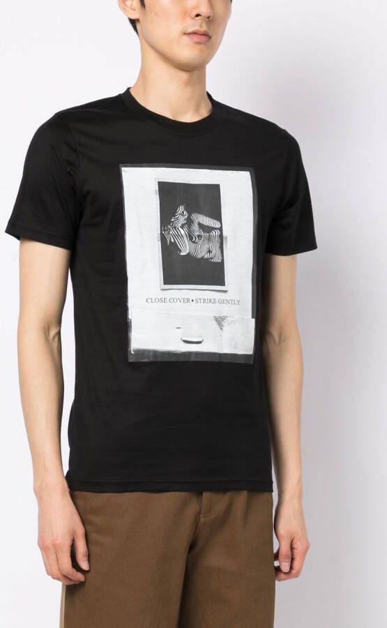 Private Stock T-shirt met print Zwart