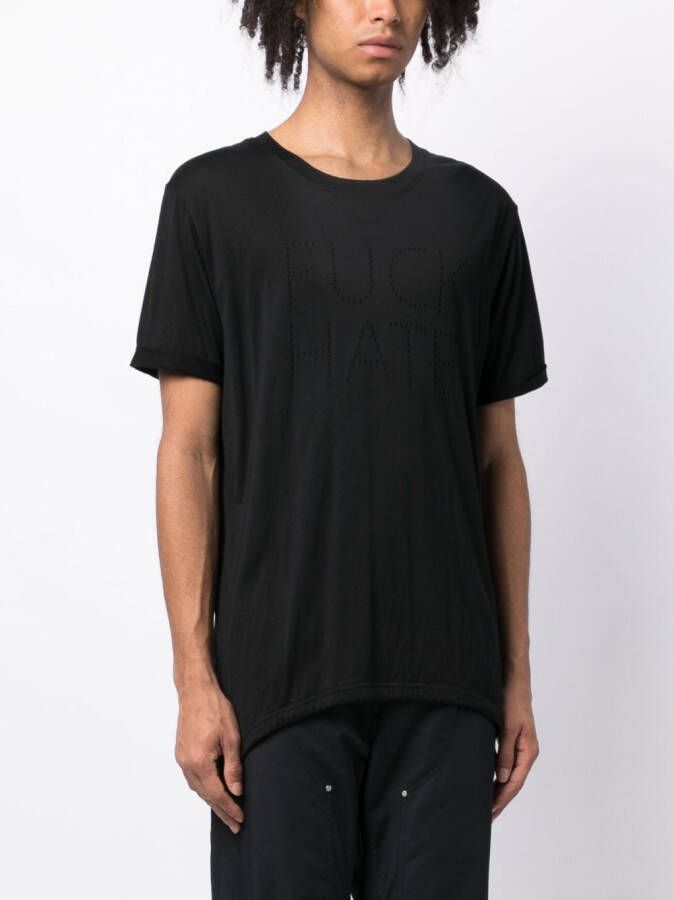 Private Stock T-shirt met print Zwart