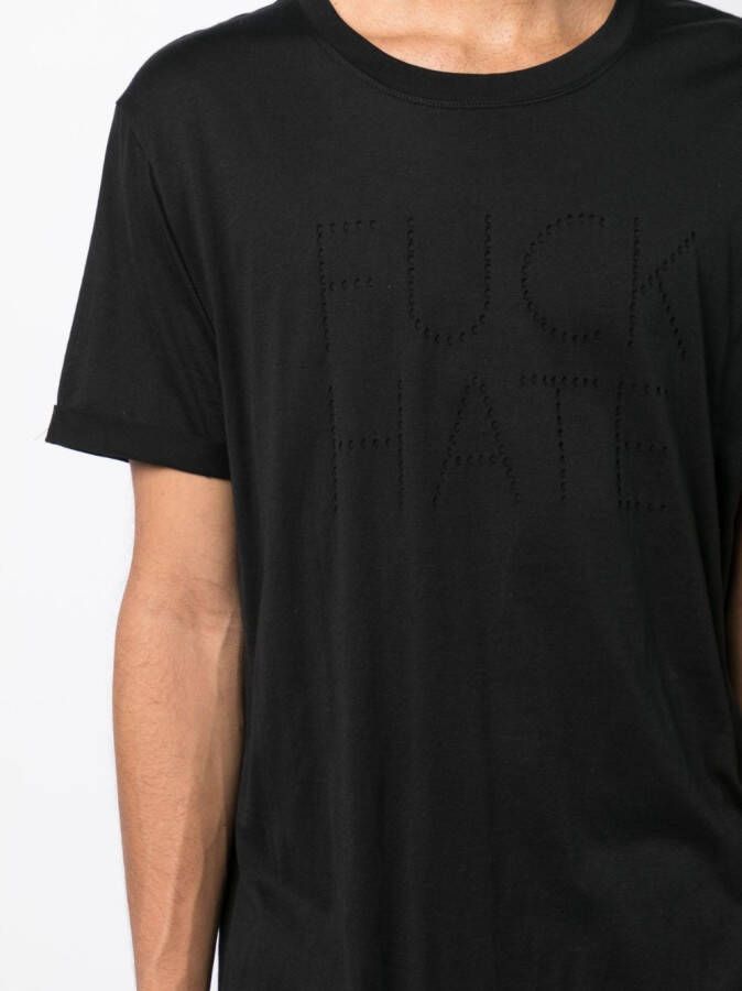 Private Stock T-shirt met print Zwart