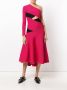 Proenza Schouler Asymmetrische jurk Roze - Thumbnail 2