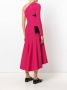 Proenza Schouler Asymmetrische jurk Roze - Thumbnail 4