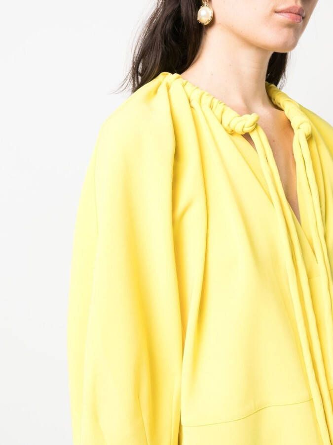 Proenza Schouler Blouse met striksluiting Geel
