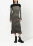 Proenza Schouler Gestreepte jurk Zwart - Thumbnail 4