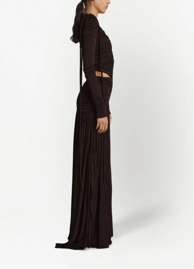 Proenza Schouler Uitgesneden jurk Bruin