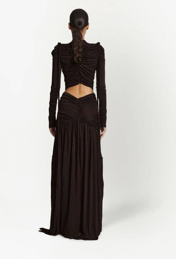 Proenza Schouler Uitgesneden jurk Bruin